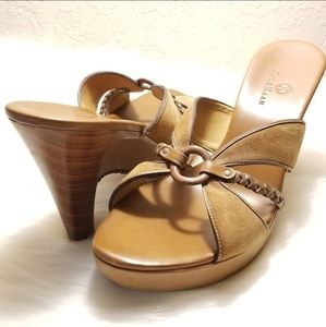 EUC Cole Haan slides size 9